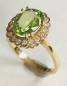 Preview: Perydot Brill. Ring 750 GG